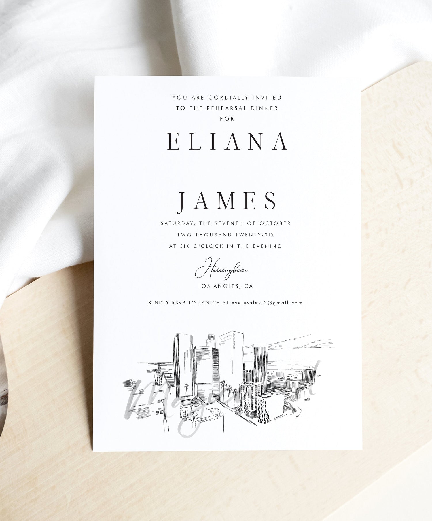 Rehearsal Dinner Invitations