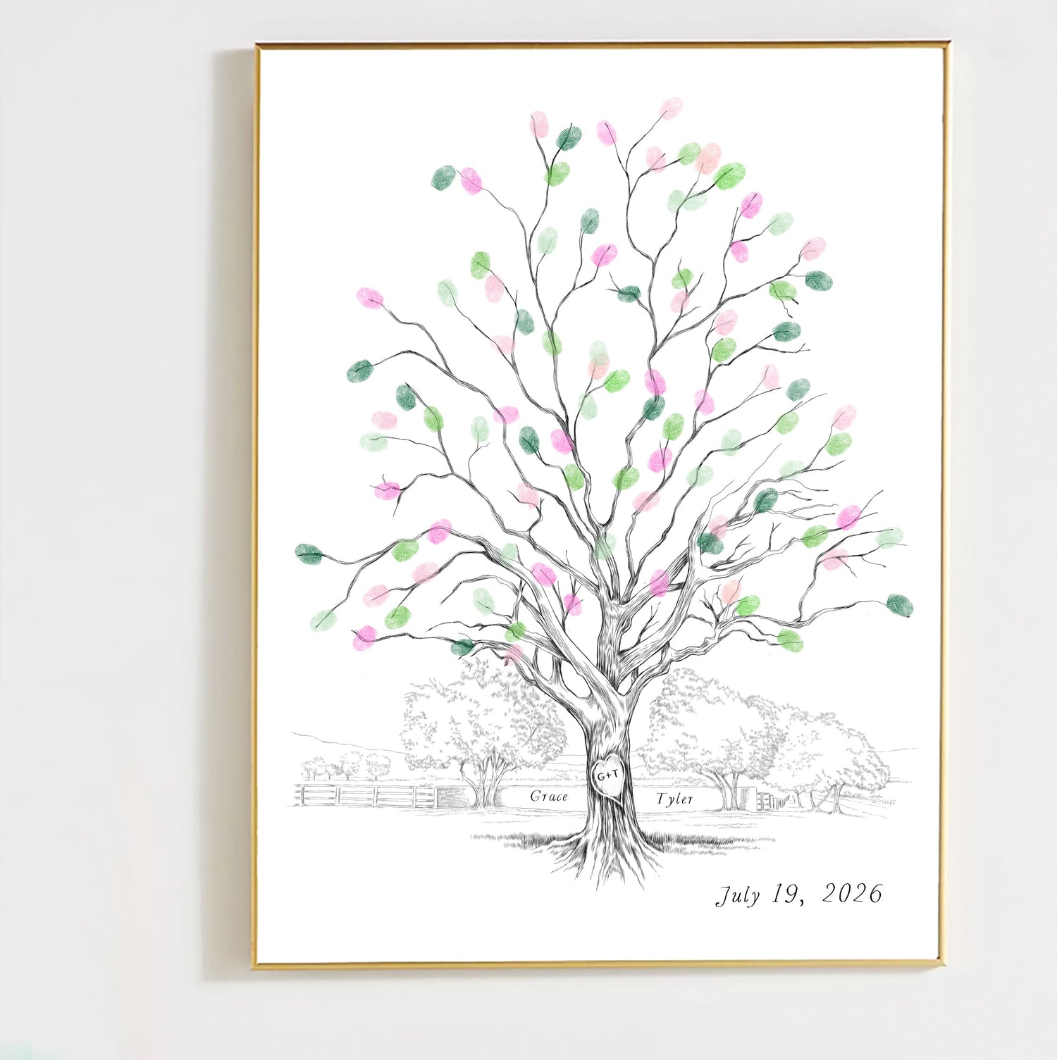 Guestbook Thumbprint Trees