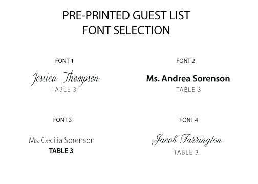 Hartford Connecticut Skyline Folded Place Cards Pre-Printed with Guest Names (Set of 25 Cards)