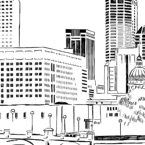 Indianapolis Save the Dates, Indianapolis Skyline, Save the Date Cards, STD, Indianapolis Wedding, Weddings, Indiana (set of 25)
