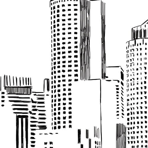 Boston Skyline Thank You Cards, Personal Note Cards, Bridal Shower Thank you Card Set, Corporate Thank you Cards (set of 25 cards)