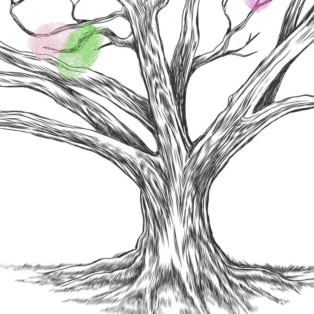Unique Guest Book Tree, Wedding Rustic Guest Book, Low Oak Thumbprint, Guest Book Alternate, Fingerprint Guestbook, Wedding Sign,