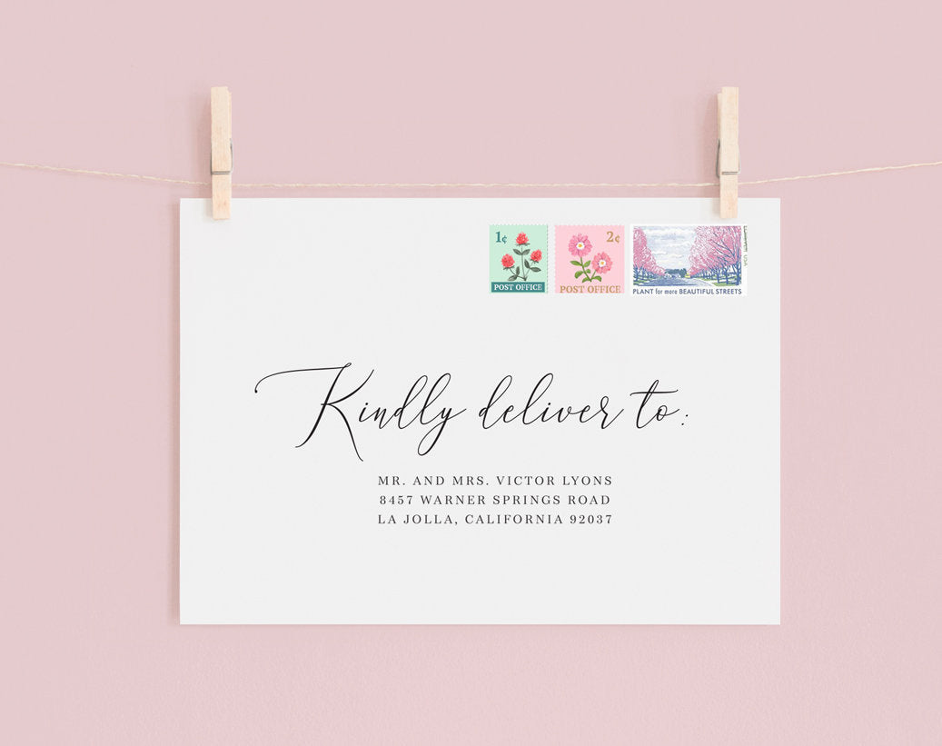 Envelope Guest Addressing for Save the Dates, STD, Save the Date Cards, Wedding Invitations, Rehearsal Dinner Invites (Sold in sets of 25)