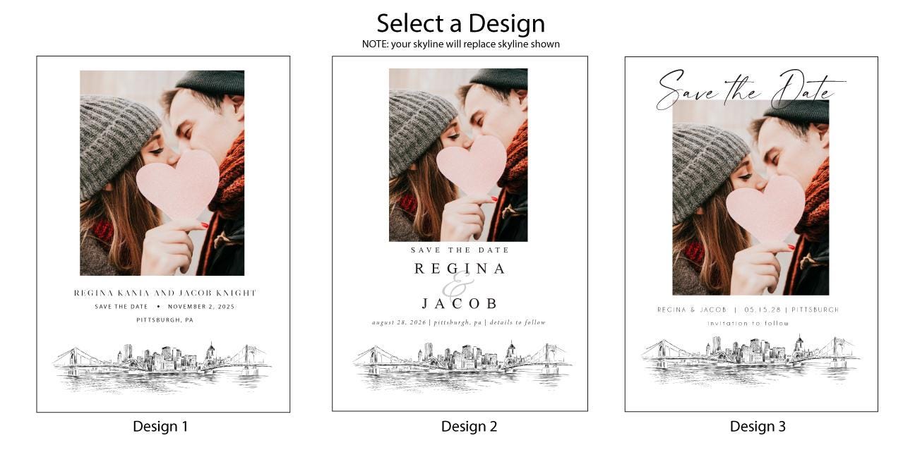 Minneapolis Skyline Photo Save the Dates, MN Wedding Save the Date Cards, Minneapolis Weddings, STD (set of 25 cards)