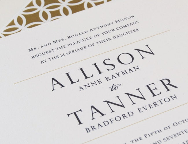San Francisco Skyline Wedding Invitation, San Francisco Wedding, Invite (Sold in Sets of 10 Invitations, RSVP Cards + Envelopes)