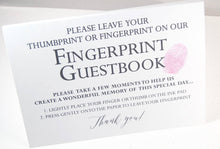 Load image into Gallery viewer, Wedding Guest Book Apple Tree Thumbprint Print, Fingerprint Guestbook, Wedding, Bridal Shower, Family Reunion, Alternative (8 x 10- 24 x 36)
