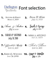 Load image into Gallery viewer, Oklahoma City Skyline Wedding Guest Book Alternative Print, Guestbook, Bridal Shower, Wedding, Custom, Guest Book, Oklahoma Wedding, Sign-in
