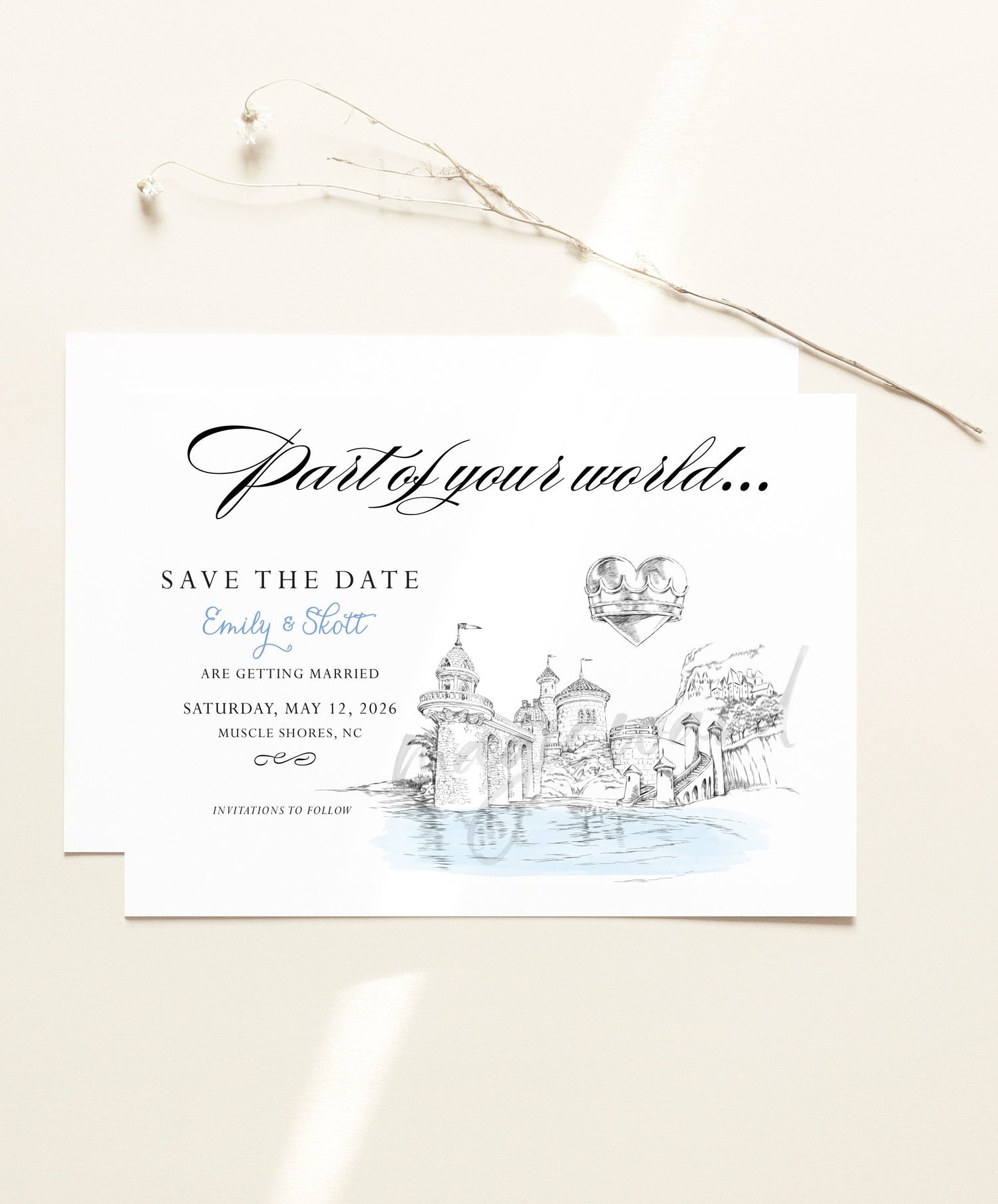 Fairytale Save the Dates