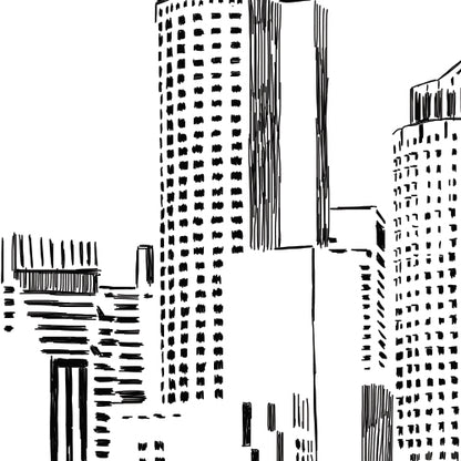 Boston Waterfront Wedding Guest Book Alternative | Personalized Skyline Guestbook