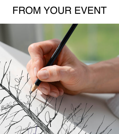 Guestbook Alternative Tree Signature Guest Book, Unique Guest Book, Rustic Guest Book, Wedding Sign-in