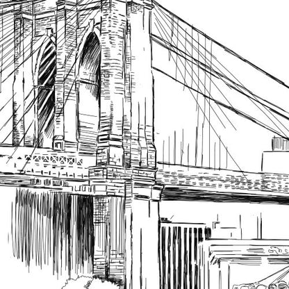 New York Bridge Save the Dates, NY Wedding, ny, save the date cards, NYC wedding, STD  (set of 25 cards)