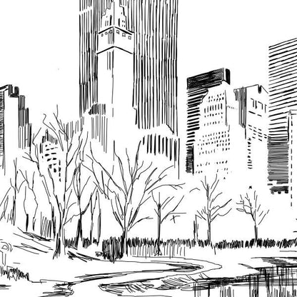 New York Save the Dates, Central Park Save the Date, NYC Save the Date Cards, NY Save the Dates, STD (set of 25 cards and envelopes)