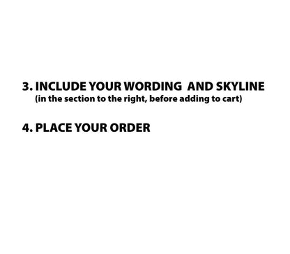 New "YOU DESIGN IT" Build your own Wedding Skyline Rehearsal Dinner Invitations (set of 25 cards & Envelopes)