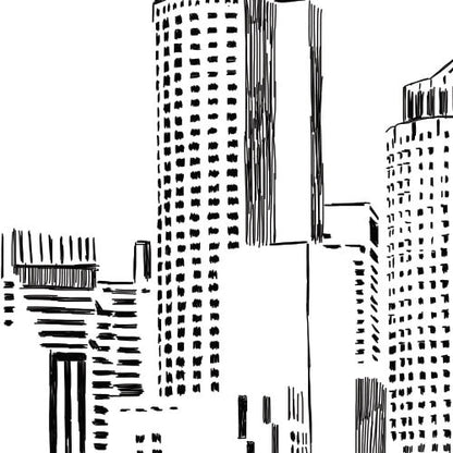 Boston Skyline Thank You Cards, Personal Note Cards, Bridal Shower Thank you Card Set, Corporate Thank you Cards (set of 25 cards)