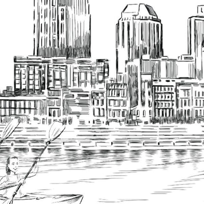 Milwaukee Rehearsal Dinner Invitations, Milwaukee Skyline, Milwaukee Wedding, Wisconsin, Weddings, Rehearse, Wedding Invite