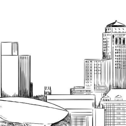 Albany, NY Save the Dates, Wedding, Save the Date Cards, Save the Dates, New York, Skyline, STD, Hand Drawn (set of 25 cards & envelopes)
