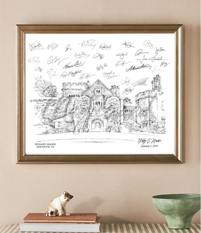 Skylands Manor, Ringwood NJ Wedding Alternative Guest Book, New Jersey Wedding, Guestbook, Wedding Guestbook, Wedding, NJ, Venue, Castle