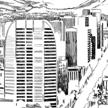 Phoenix Skyline Save the Dates, STD, Arizona, AZ Wedding, Save the Date Cards, Wedding, Weddings (set of 25 cards)