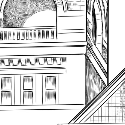 Wedding Welcome Sign Savannah Skyline, Welcome to our Wedding Sign, Hand Drawn, Savannah Wedding Sign, Engagement Party Welcome Sign