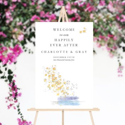 Welcome Wedding Sign Tangled Themed Wedding, Rapunzel Welcome Wedding Sign, Lanterns, Fairytale Weddings, Welcome Sign Wedding Modern