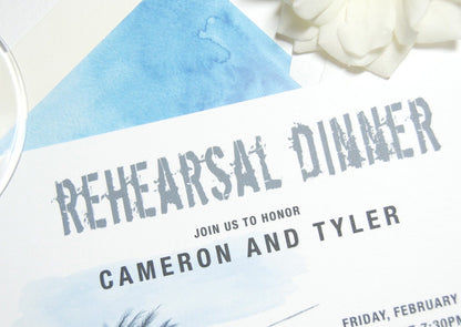 Ace Hotel Palm Springs Rehearsal Dinner Invitations (set of 25 cards)