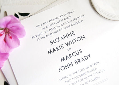 Los Angeles Skyline Hand Drawn Wedding Invitation, LA Wedding, Invite, Invitations  (Sold in Sets of 10 Invitations, RSVP Cards + Envelopes)