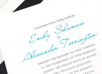 Philadelphia Boathouse Row Wedding Invitations Package (Sold in Sets of 10 Invitations, RSVP Cards + Envelopes)