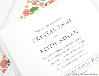 Aulani , Disney Resort Destination Wedding Invitations Package (Sold in Sets of 10 Invitations, RSVP Cards + Envelopes)