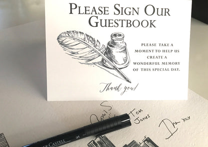 Charleston Wedding Guest Book Alternative | Personalized Skyline Guestbook