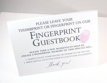 Load image into Gallery viewer, Wedding Guest Book, wedding guest book, Low Oak Thumbprint, Alternative, Fingerprint Guestbook, Wedding Sign, Party Supplies
