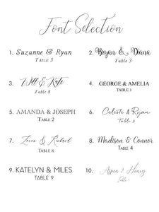 Charleston Place Cards Personalized with Guests Names, Placecards, South Carolina, custom with guests names (Sold in sets of 25 Cards)