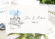 Load image into Gallery viewer, Disney World Place Cards Personalized with Guests Names, Placecards, custom with each guests name printed (Sold in sets of 25 Cards)
