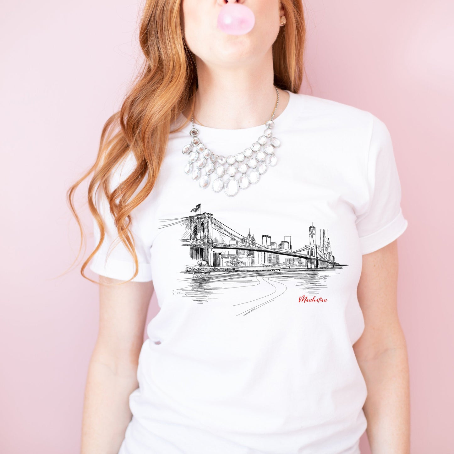 NYC T-Shirt, New York Shirt, Manhattan Skyline Tee, Shirt, NY Skyline, Christmas Gift, Birthday Gift