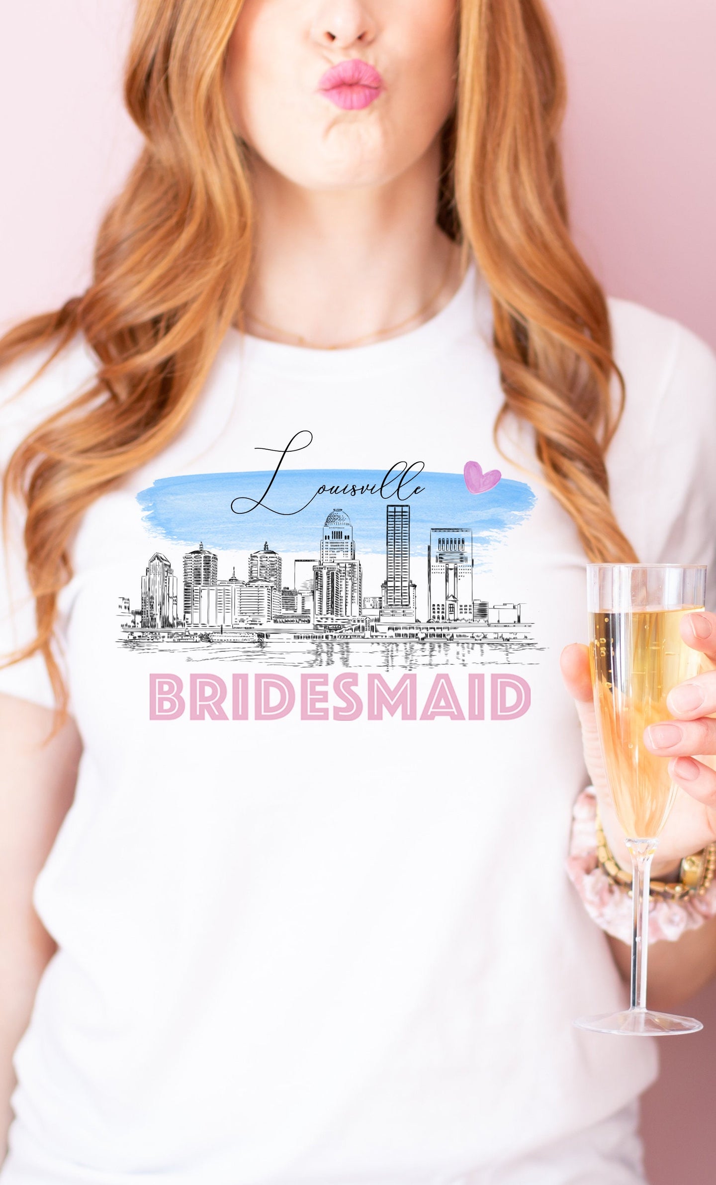 Louisville Bridesmaid Shirt, T-Shirt, Louisville, KY, Skyline, Bride Tee, Wedding Shirt, Bridal Shower Gift, Bachelorette, Day of Wedding