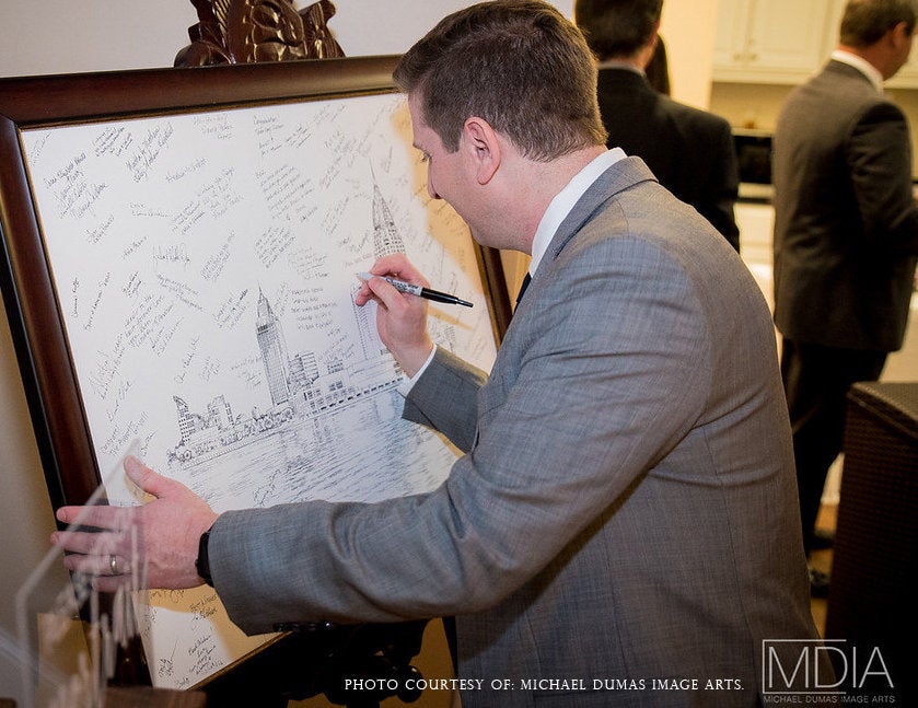 Detroit Wedding Alternative Guest Book, Detroit Skyline, Guestbook, Wedding Guestbook, Detroit, MI Wedding, Michigan