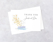 Load image into Gallery viewer, Tangled Lanterns Inspired Thank You Cards, Fairytale, Disney Inspired, Personal Note Cards, Bridal Shower, Thank you Notes (set of 25 cards)
