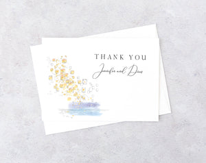 Tangled Lanterns Inspired Thank You Cards, Fairytale, Disney Inspired, Personal Note Cards, Bridal Shower, Thank you Notes (set of 25 cards)