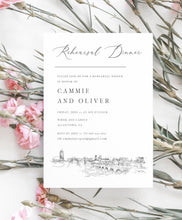 Load image into Gallery viewer, Rehearsal Dinner Invitations Allentown, PA, Pennsylvania, wedding, pa wedding, Weddings, Rehearse, Invite (set of 25 cards)
