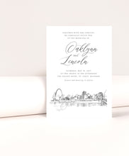 Load image into Gallery viewer, St. Louis Skyline Wedding Invitations, Weddings, Missouri, MO, Invitation, Invite (Sold in Sets of 10 Online RSVP Cards &amp; Invitations)
