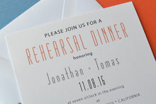 Load image into Gallery viewer, The Parker Palm Springs Destination Weddings Rehearsal Dinner Invitations (set of 25 cards)
