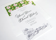Load image into Gallery viewer, Hilo Hawaii Destination Wedding Invitation Package (Sold in Sets of 10 Invitations, RSVP Cards + Envelopes)
