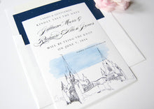 Load image into Gallery viewer, San Diego Mormon Temple LDS Save the Date Cards (set of 25 cards)
