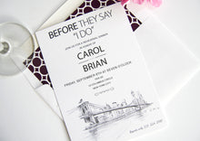 Load image into Gallery viewer, New York Skyline Rehearsal Dinner Invitations (set of 25 cards)
