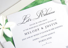 Load image into Gallery viewer, Portland Skyline Hand Drawn Rehearsal Dinner Invitations (set of 25 cards)
