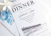 Load image into Gallery viewer, Myrtle Beach Skyline Weddings Rehearsal Dinner Invitations (set of 25 cards)
