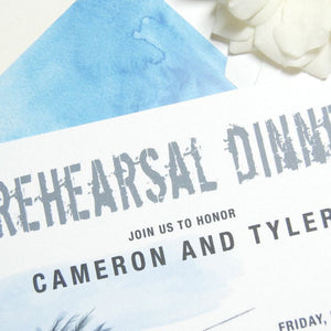 Ace Hotel Palm Springs Rehearsal Dinner Invitations (set of 25 cards)