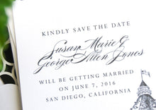 Load image into Gallery viewer, Hotel Del Coronado Hand Drawn Save the Date Cards (set of 25 cards)
