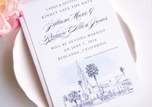 Load image into Gallery viewer, Redlands Mormon Temple LDS Save the Date Cards (set of 25 cards)
