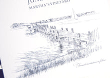 Load image into Gallery viewer, Martha&#39;s Vineyard Skyline Save the Dates (set of 25 cards)
