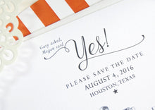Load image into Gallery viewer, Houston Skyline Save the Date Cards (set of 25 cards)
